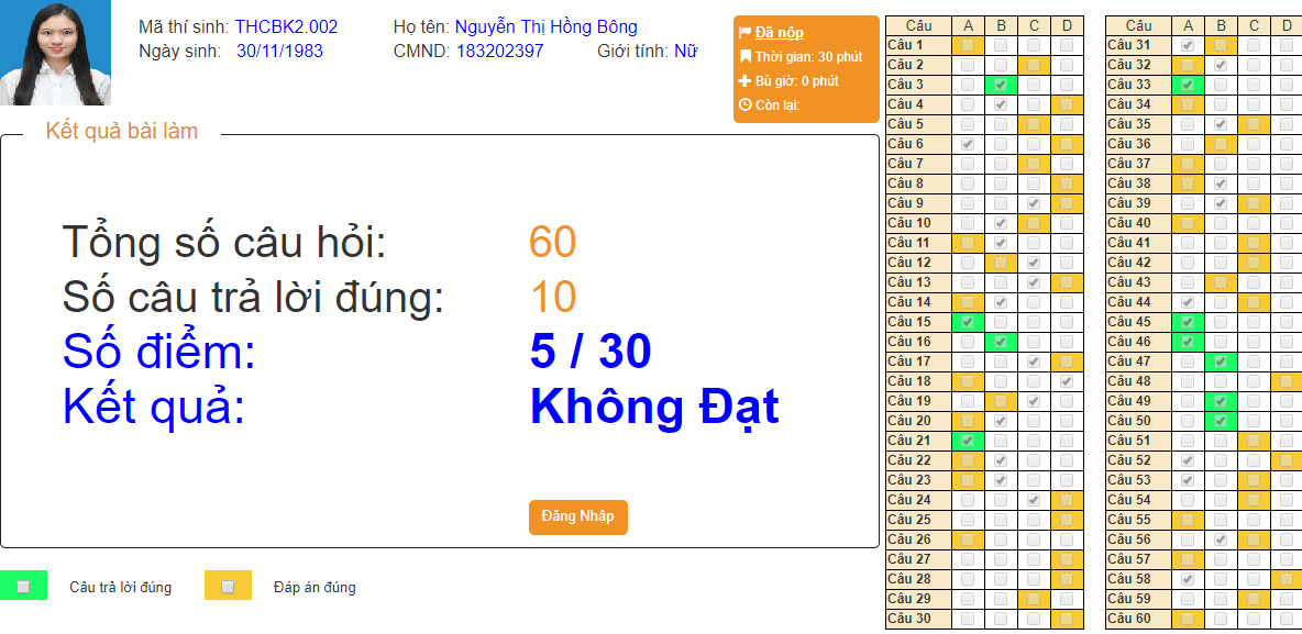 Phần mềm thi trắc nghiệm trên máy tính phiên bản mới 2017